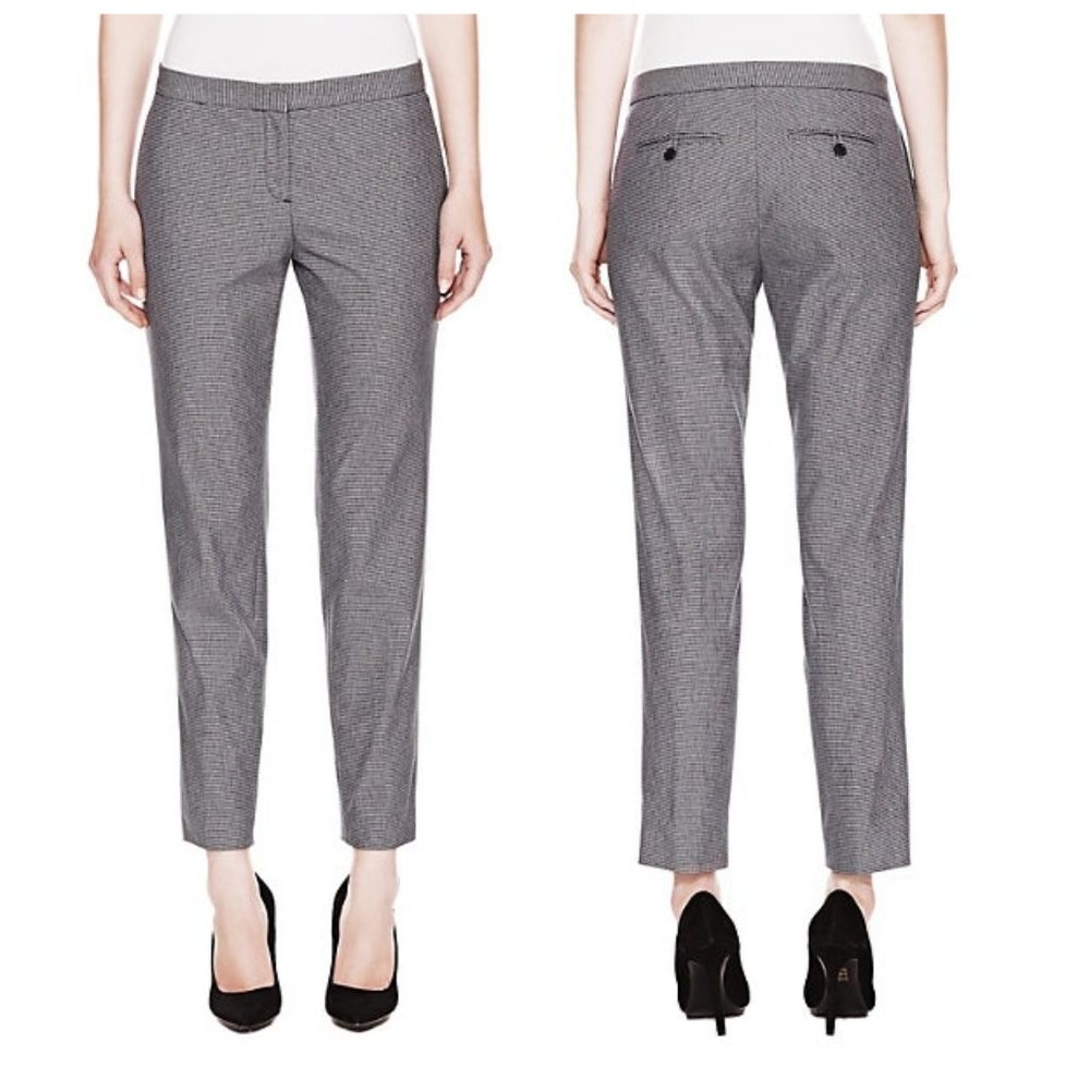 NEW theory plaid crop pants size 2